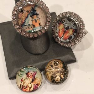 Lighthouse Snap Jewelry Ring